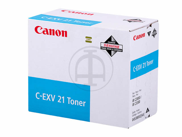 ORIGINAL Canon 0453B002 / C-EXV 21 - Toner cyan