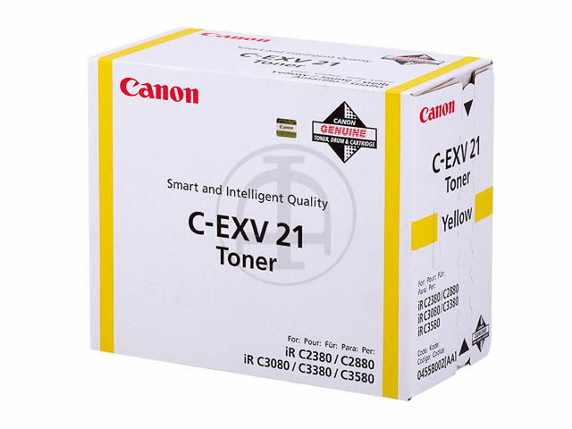 ORIGINAL Canon 0455B002 / C-EXV 21 - Toner jaune