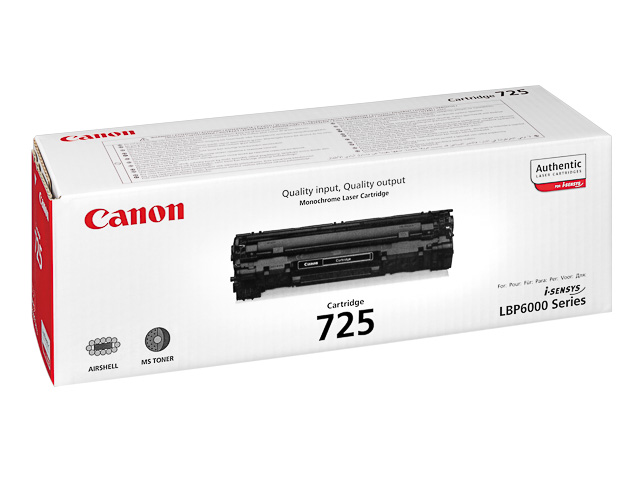 Canon 725 - Toner Canon CRG-725 (CRG725 3484B002AA  noir.