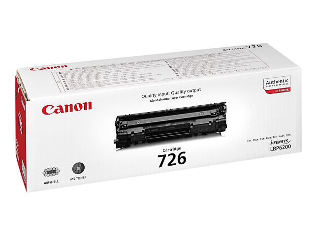 Canon 726 - Toner Canon CRG-726 (CRG726) 3483B002 - noir.