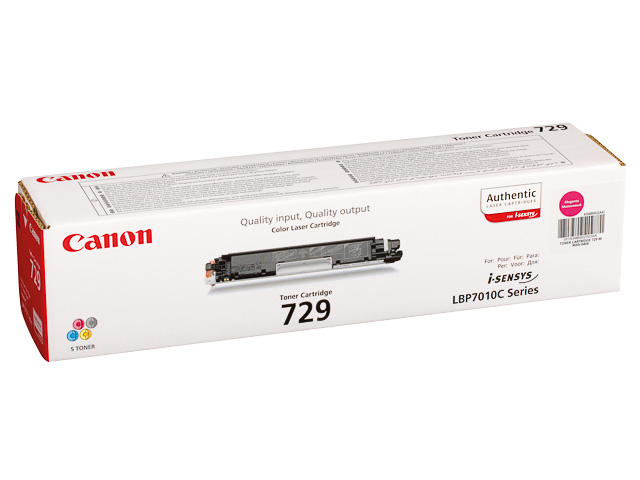 Canon 729 magenta - Toner de marque Canon CRG-729 (CRG729) 4368B002 