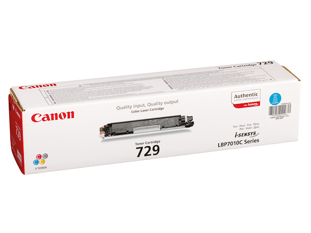 Canon 729 cyan - Toner de marque Canon CRG-729 (CRG729) 4369B002