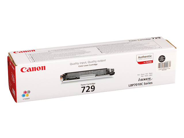 Canon 729 noir - Toner de marque Canon CRG-729 (CRG729) 4370B002