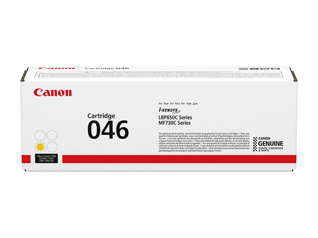 CANON Cartouche Toner 046Y Jaune 2 300 pages