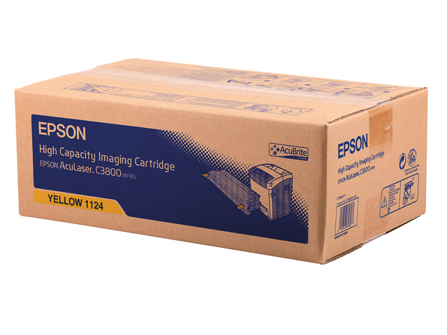 Epson toner grande capacité jaune (C13S051124, 1124)