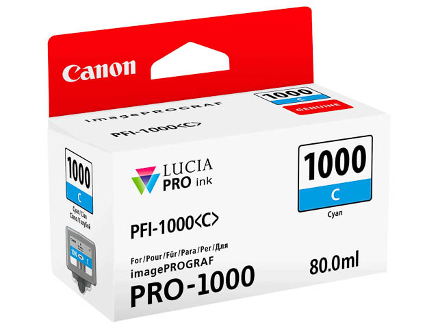 PFI1000C CANON PRO1000 - cartouche  cyan