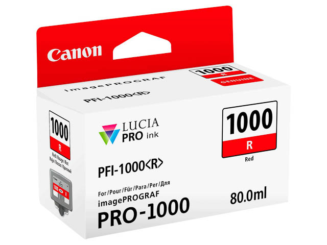 PFI1000R CANON PRO1000 - cartouche rouge