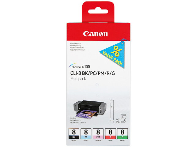 CLI8 CANON PRO9000 - cartouches  (5)PCPMRG
